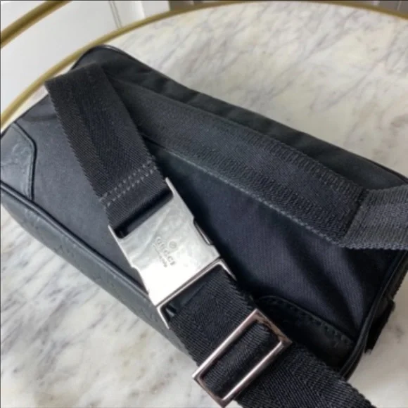 ✨Vintage Gucci GG Supreme Belt Bag Fanny Pack Bumbag Beige Coated Canvas Italy✨ - Picture 9 of 16